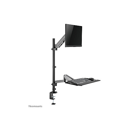 Neomounts DS90-325BL1 Sit-stand workstation desk 1 screen - 17-32" - 1-9 kg (curved 6 kg) - gas spring - black - 2