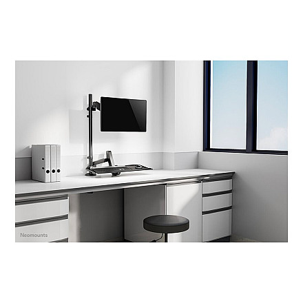 Neomounts DS90-325BL1 Sit-stand workstation desk 1 screen - 17-32" - 1-9 kg (curved 6 kg) - gas spring - black - 12