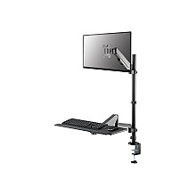 Neomounts DS90-325BL1 Sit-stand workstation desk 1 screen - 17-32" - 1-9 kg (curved 6 kg) - gas spring - black