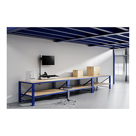 Neomounts DS90-325BL1 Sit-stand workstation desk 1 screen - 17-32" - 1-9 kg (curved 6 kg) - gas spring - black - 11