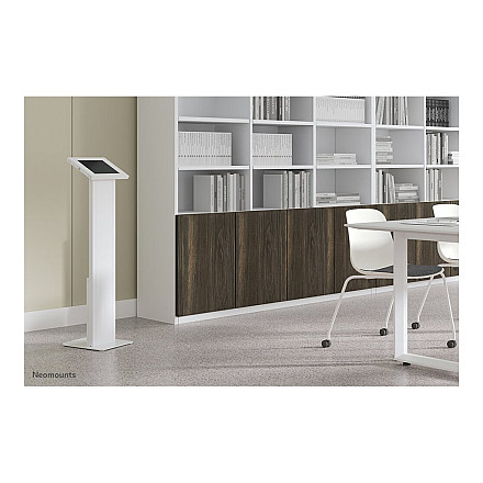 Neomounts FL15-750WH1 Планшет floor stand - lockable (incl. lock) - VESA 75x75 - bolt-down - suitable for various 9.7-11