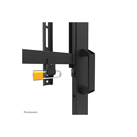 Neomounts MOVE Go XL FL50-575BL1 TV trolley - 65-110" - max 125 kg - manual h 129-139 cm - VESA 100x100-1100x600 - incl. hardware shelf - lo - 8