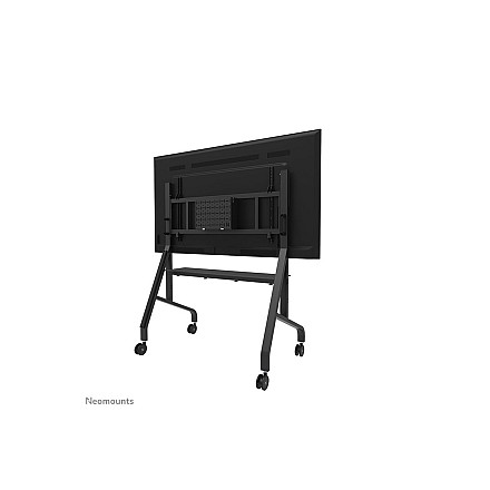 Neomounts MOVE Go XL FL50-575BL1 TV trolley - 65-110" - max 125 kg - manual h 129-139 cm - VESA 100x100-1100x600 - incl. hardware shelf - lo - 4