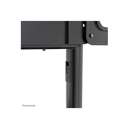 Neomounts NS-M1250BLACK TV trolley - 37-70" - max 70 kg - VESA 200x200-600x400 - 90° rotatable - incl. hardware shelf - black - 9