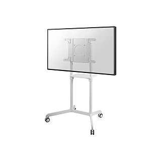 Neomounts NS-M1250WHITE TV trolley - 37-70" - max 70 kg - VESA 200x200-600x400 - 90° rotatable - incl. hardware shelf - white