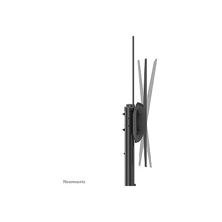 Neomounts PLASMA-M1950E TV trolley - 60-100" - max 100 kg - manual h 134-166 cm - VESA 200x200-1000x600 - incl. cam/hardware shelf - black - 11