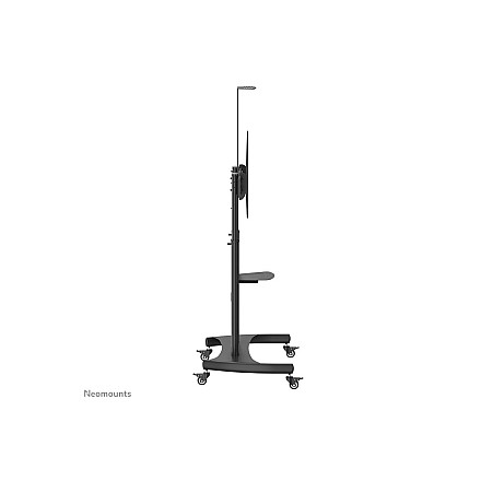 Neomounts PLASMA-M1950E TV trolley - 60-100" - max 100 kg - manual h 134-166 cm - VESA 200x200-1000x600 - incl. cam/hardware shelf - black - 6