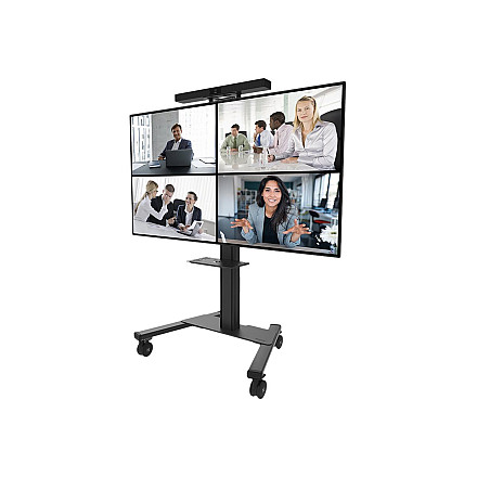 Neomounts MOVE AV1-825BL Videobar and multimedia kit - max 9 kg - universal and Bose Professional adapter - suitable for FL50S-825BL1 - blac - 6