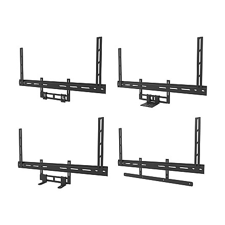Neomounts AV2-500BL Videobar kit - 43-110" - max 10 kg - VESA 200x200-800x600 - universal - black - 10