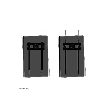 Neomounts LEVEL-750 WL30-750BL18P Fixed heavy duty wall mount - 50-98