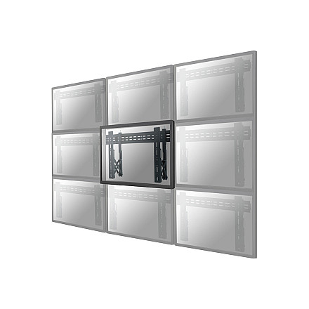 Neomounts LED-VW1000BLACK Videowall wall mount - 40-75" - max 50 kg - VESA 200x200-600x400 - d 5,6-21,5 cm - pull-out - micro adjustment - l - 4