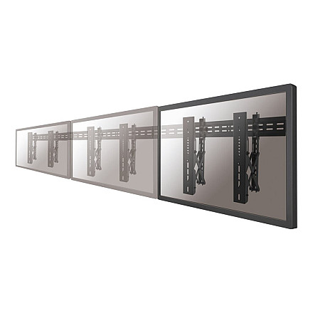 Neomounts LED-VW1000BLACK Videowall wall mount - 40-75" - max 50 kg - VESA 200x200-600x400 - d 5,6-21,5 cm - pull-out - micro adjustment - l - 5
