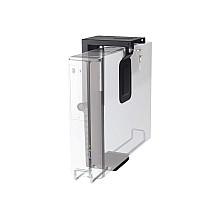 Neomounts CPU-D075BLACK/LK CPU/PC holder - max 10 kg - lockable (incl. lock) - h 20-36 cm - w 5-10 cm - universal - black