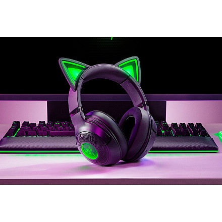 Razer Headset | Kraken Kitty V2 BT | Bluetooth | Over-ear | Microphone | Noise canceling | Wireless | Black - 5