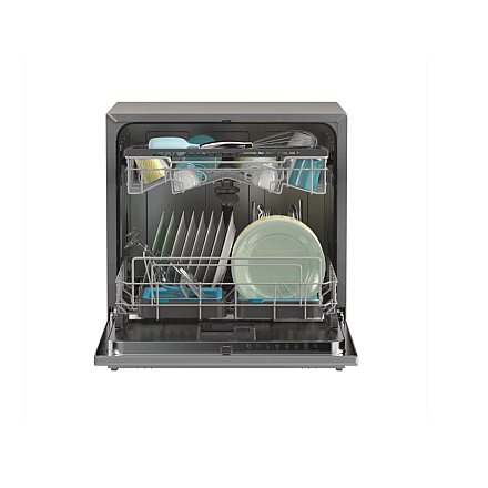 Candy Dishwasher | CP 8F9FFA | Free standing | Width 55 cm | Number of place settings 8 | Number of programs 8 | Energy efficiency class F | Display | Antracite - 5