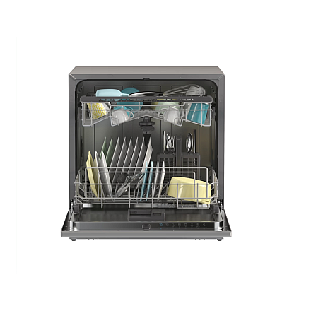 Candy Dishwasher | CP 8F9FFA | Free standing | Width 55 cm | Number of place settings 8 | Number of programs 8 | Energy efficiency class F | Display | Antracite - 4