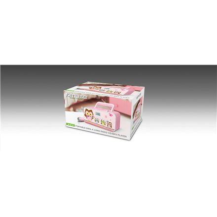 Muse | M-29KP | Портативний radio odtwarzacz CD/MP3 з USB | 30 W | рожевий - 2