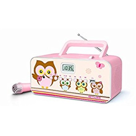 Muse | M-29KP | Портативний radio odtwarzacz CD/MP3 з USB | 30 W | рожевий - 3