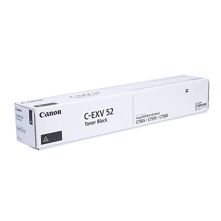 Оригінальний тонер Black Canon ADV iR-C7565, iR-C7570, iR-C7580 (C-EXV52BK, CEXV52BK, 0998C002) - 1