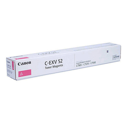Oryginalny Toner Magenta Canon ADV iR-C7565, iR-C7570, iR-C7580 (C-EXV52M, CEXV52M, 1000C002) - 1