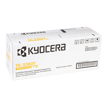 Оригінальний тонер Yellow Kyocera MA4000, PA4000 (TK5380Y, TK-5380Y, 1T02Z0ANL0) - 1