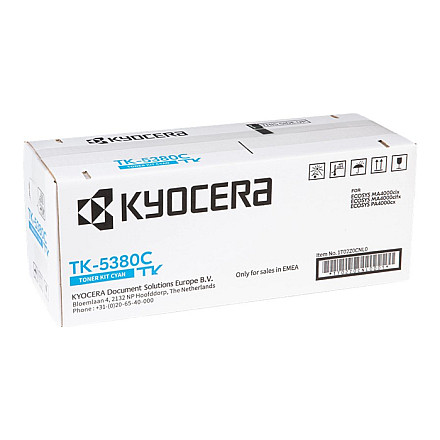 Оригінальний тонер Cyan Kyocera MA4000, PA4000 (TK5380C, TK-5380C, 1T02Z0CNL0) - 1
