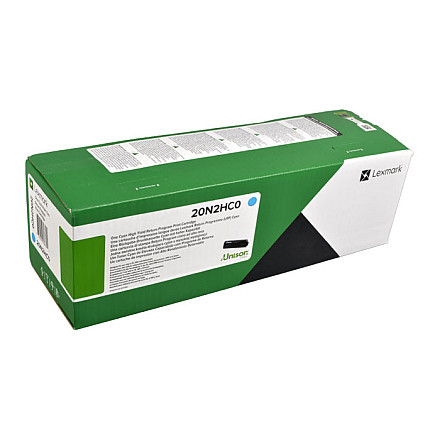 Oryginalny Toner Cyan Lexmark CS331, CX331 (20N2HC0) - 1