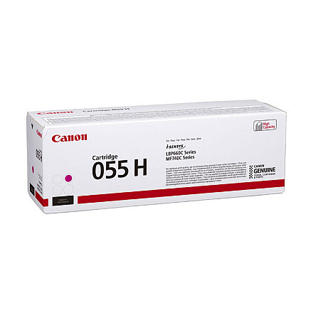 Oryginalny Toner Magenta Canon i-SENSYS LBP660C, MF740C series (CRG055H, CRG-055H, 3018C002) - 1