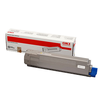 Oryginalny Toner Yellow OKI MC853, MC873, MC883 (45862837) - 1