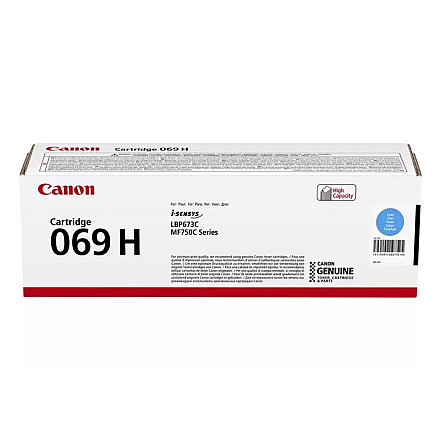 Oryginalny Toner Cyan Canon i-SENSYS MF752, MF754, LBP673 (CRG069H, CRG-069H, 5097C002) - 1