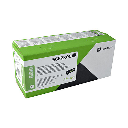 Оригінальний тонер чорний Lexmark MS421, MS521, MS621, MS622, MX421, MX521, MX522, MX622 (56F2X00) - 1