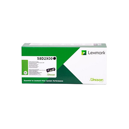 Oryginalny Toner Czarny Lexmark MS725, MS823, MS825, MS826, MX722, MX822, MX826 (58D2X00) - 1