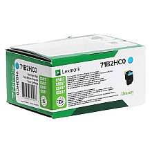 Оригінальний тонер Cyan Lexmark CS417, CS517, CX417, CX517 (71B2HC0)