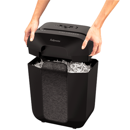 Fellowes Powershred | LX50 | Cross-cut | Niszczarka | P-4 | Karty kredytowe | Zszywki | Spinacze | Papier | 17 litrów | Czarny - 3