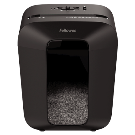 Fellowes Powershred | LX41 | Mini-cięcie | Niszczarka | P-4 | Karty kredytowe | Zszywki | Spinacze | Papier | 17 litrów - 1