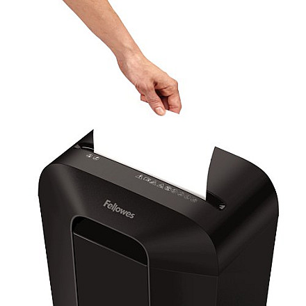 Fellowes Powershred | LX41 | Mini-cięcie | Niszczarka | P-4 | Karty kredytowe | Zszywki | Spinacze | Papier | 17 litrów - 10