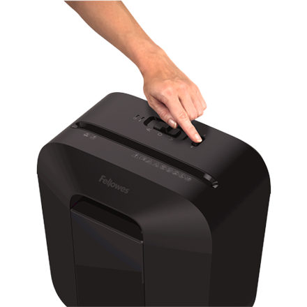 Fellowes Powershred | LX25M | Mini-cięcie | Niszczarka | P-4 | Karty kredytowe | Zszywki | Spinacze | Papier | 11,5 litra | Czarny - 3