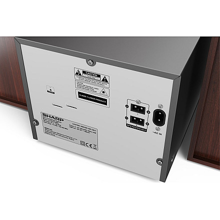 Sharp Мікросистема Hi-Fi XL-B517D(BR) Порт USB - 12