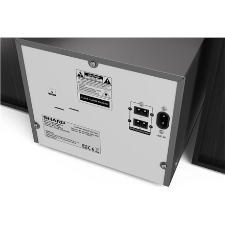 Sharp XL-B517D(BK) Мікросистема Hi-Fi, CD/FM/USB/Bluetooth v5.0, вхід Aux, 45W, чорна Sharp - 4