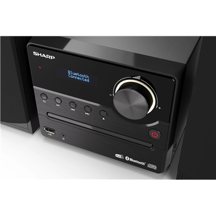 Sharp XL-B517D(BK) Мікросистема Hi-Fi, CD/FM/USB/Bluetooth v5.0, вхід Aux, 45W, чорна Sharp - 5