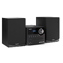 Sharp XL-B517D(BK) Мікросистема Hi-Fi, CD/FM/USB/Bluetooth v5.0, вхід Aux, 45W, чорна Sharp