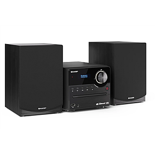 Sharp XL-B517D(BK) Мікросистема Hi-Fi, CD/FM/USB/Bluetooth v5.0, вхід Aux, 45W, чорна Sharp