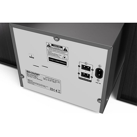 Sharp XL-B517D(BK) Мікросистема Hi-Fi, CD/FM/USB/Bluetooth v5.0, вхід Aux, 45W, чорна Sharp - 12
