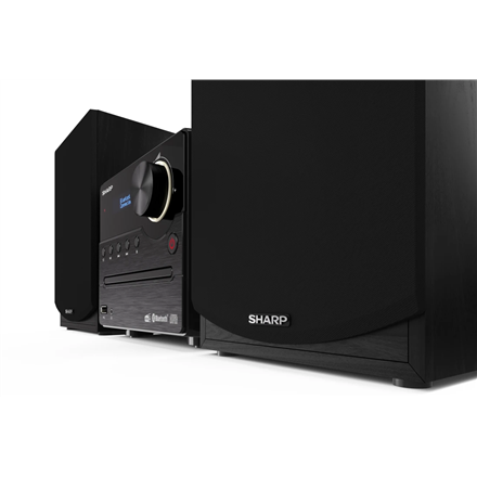 Sharp XL-B517D(BK) Мікросистема Hi-Fi, CD/FM/USB/Bluetooth v5.0, вхід Aux, 45W, чорна Sharp - 3