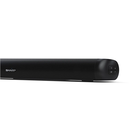Kompaktowy soundbar Sharp HT-SB107 2.0 do telewizorów do 32", HDMI ARC/CEC, wejście AUX, złącze optyczne, Bluetooth, 65 cm, błyszcząca czerń Sharp | Tak | Głośnik soundbar | HT-SB107 | Port USB | Wejś - 3