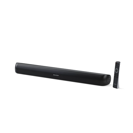 Kompaktowy soundbar Sharp HT-SB107 2.0 do telewizorów do 32", HDMI ARC/CEC, wejście AUX, złącze optyczne, Bluetooth, 65 cm, błyszcząca czerń Sharp | Tak | Głośnik soundbar | HT-SB107 | Port USB | Wejś - 5