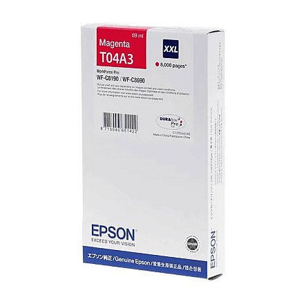 Oryginalny Tusz Magenta Epson T04A3 (C13T04A34N) - 1