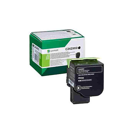 Оригінальний тонер Black Lexmark C2325 (C232HK0) - 1