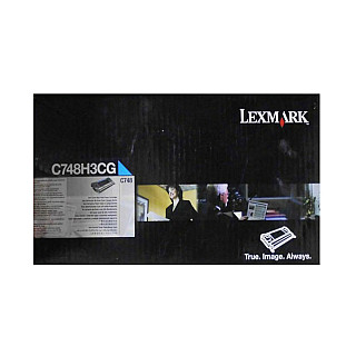 Оригінальний тонер Cyan Lexmark C748 (C748H3CG)