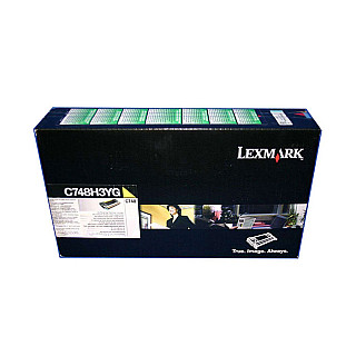 Оригінальний тонер Yellow Lexmark C748 (C748H3YG)